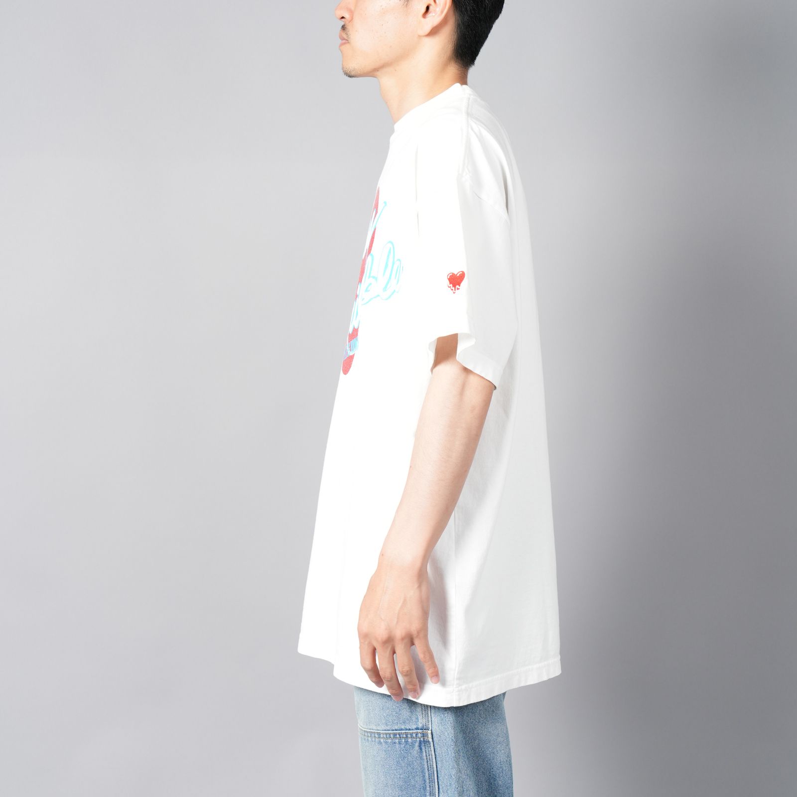 【ラスト1点】MADE TO SATISIFY TEE / メイドトゥーサティスファイ Tシャツ (ホワイト)