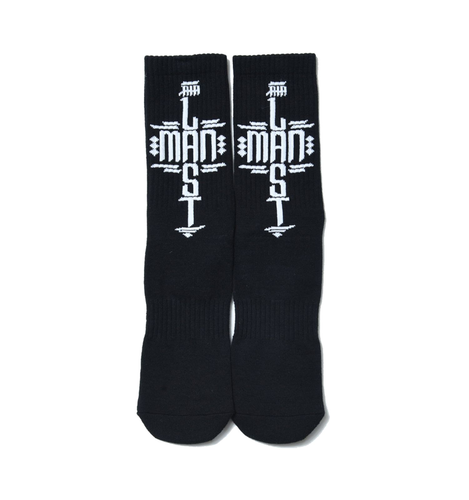 【ラスト1点】CROSS LOGO SOX / クロスロゴソックス (ブラック)
