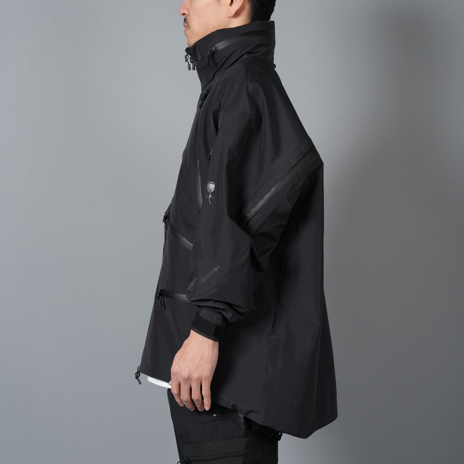【ラスト1点】【限定】GORE-TEX PRODUCTS / 40DY / CK 3L  SHELL / ゴアテックス  スリーレイヤー / ナイロンジャケット[防水・防風] (ブラック)