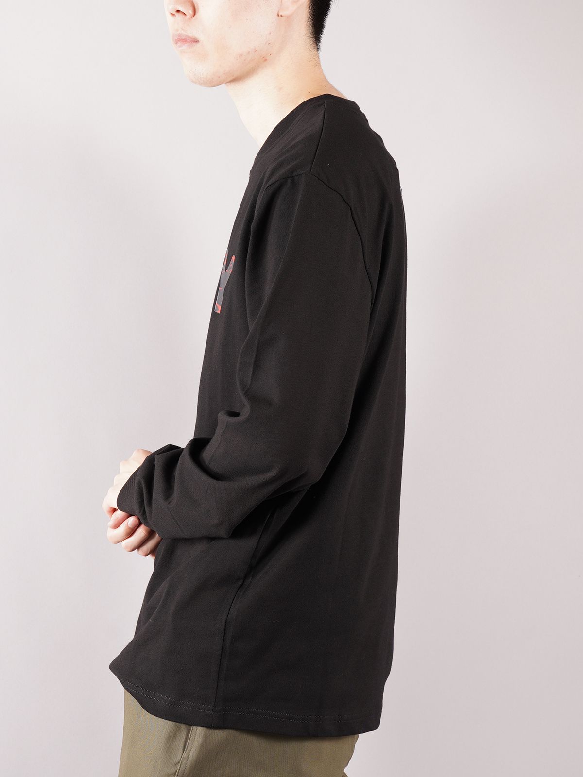 ラスト1点 / MARY L/S TEE / マーリー ロングスリーブ Tシャツ (ブラック)