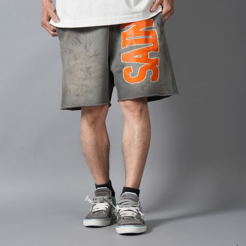 SM-MK8-0000-069 / SWEAT SHORTS / SAINT / CHARCOAL / スウェットショーツ  (チャコール)