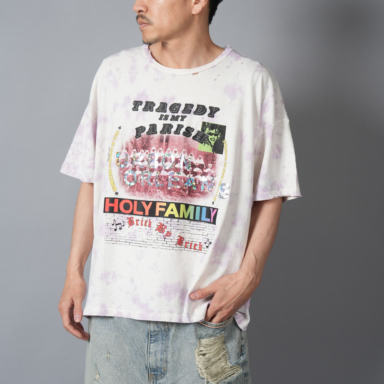 HOLY FAMILY TIE DYE TEE / Tシャツ (タイダイ)
