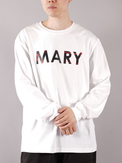 MARY L/S TEE / マーリー ロングスリーブ Tシャツ (ホワイト)