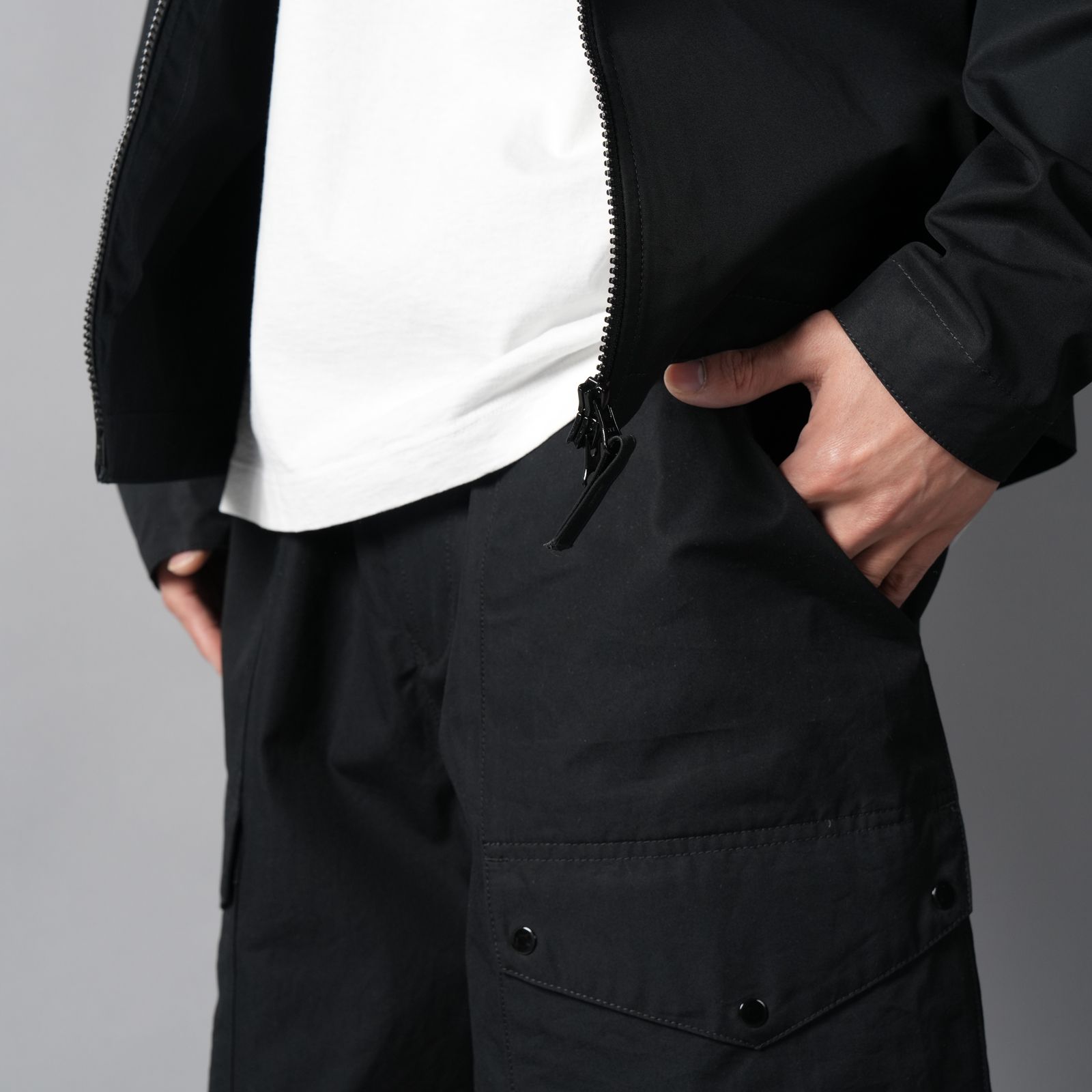 L100004 / ALL-WEATHER COTTON CANVAS_S.I. GHOST / カーゴパンツ (ブラック)