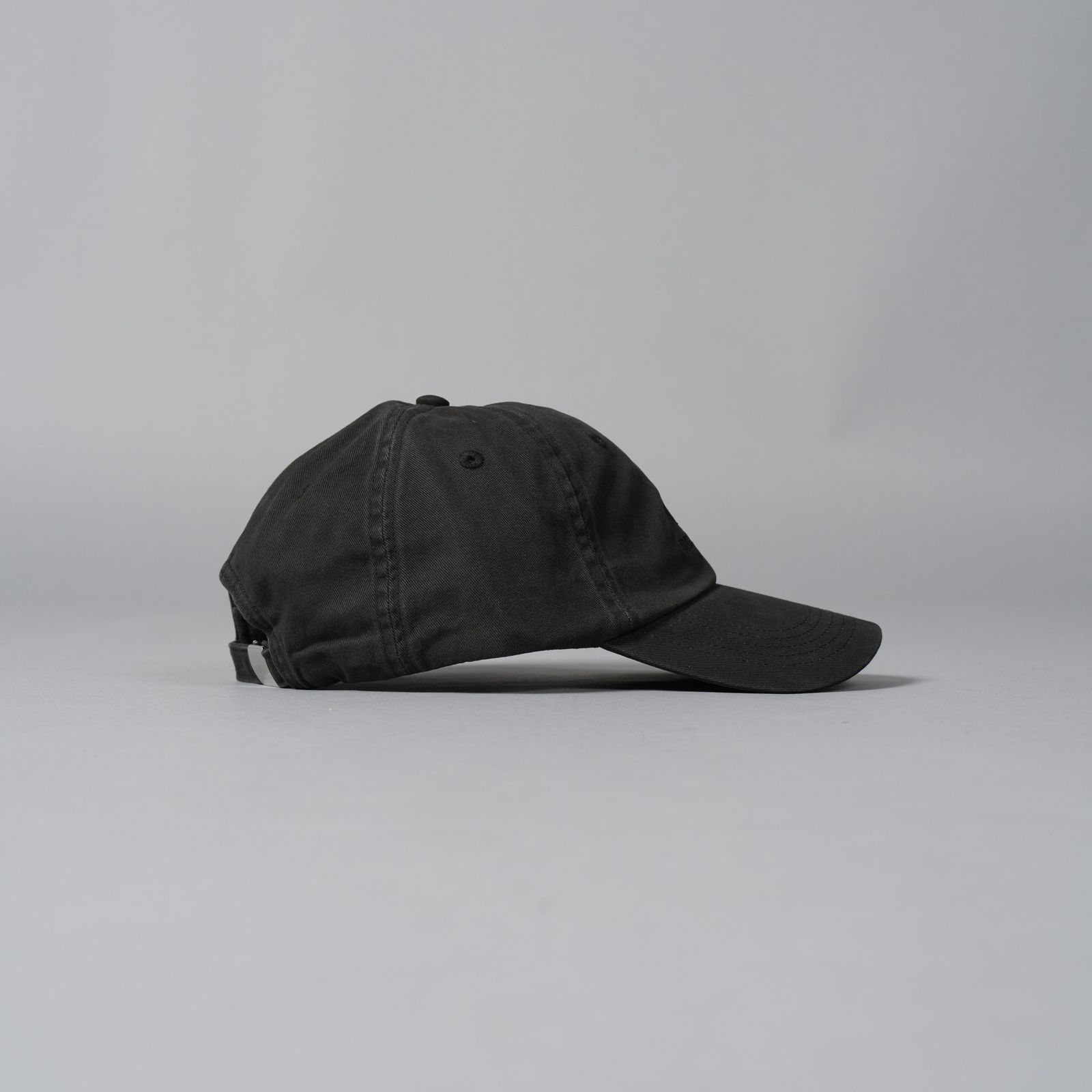 9100009 / BRUSHED COTTON GABARDINE HAT / キャップ (ブラック)