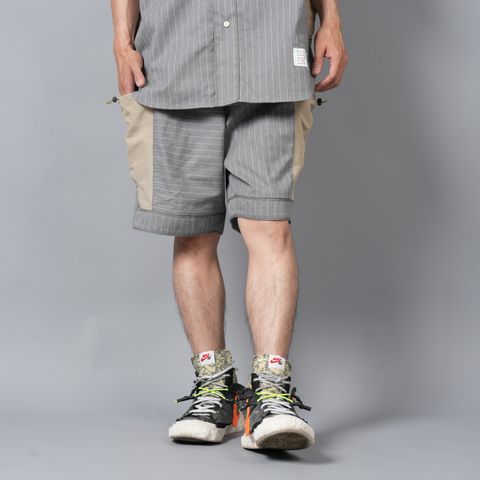 【ラスト1点】Game SHORTS / ゲームショーツ (グレー/ベージュ) KFB006 KiEMA