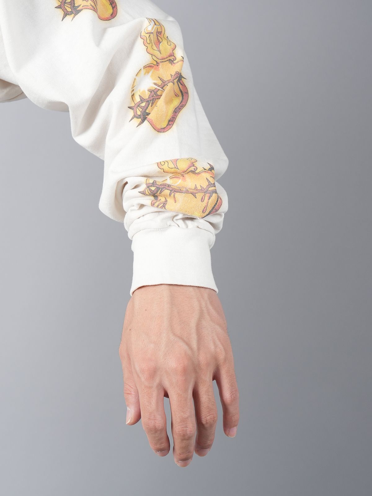 【残りわずか】【限定】SM-A23-0000-C05 / CL_LS T-SHIRT / 聖闘士 / ロンT/ カットソー  (ホワイト)