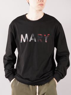 ラスト1点 / MARY L/S TEE / マーリー ロングスリーブ Tシャツ (ブラック)