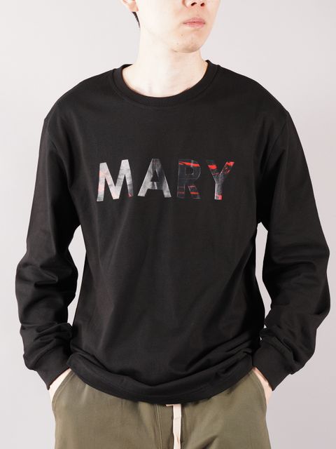 ラスト1点 / MARY L/S TEE / マーリー ロングスリーブ Tシャツ (ブラック)