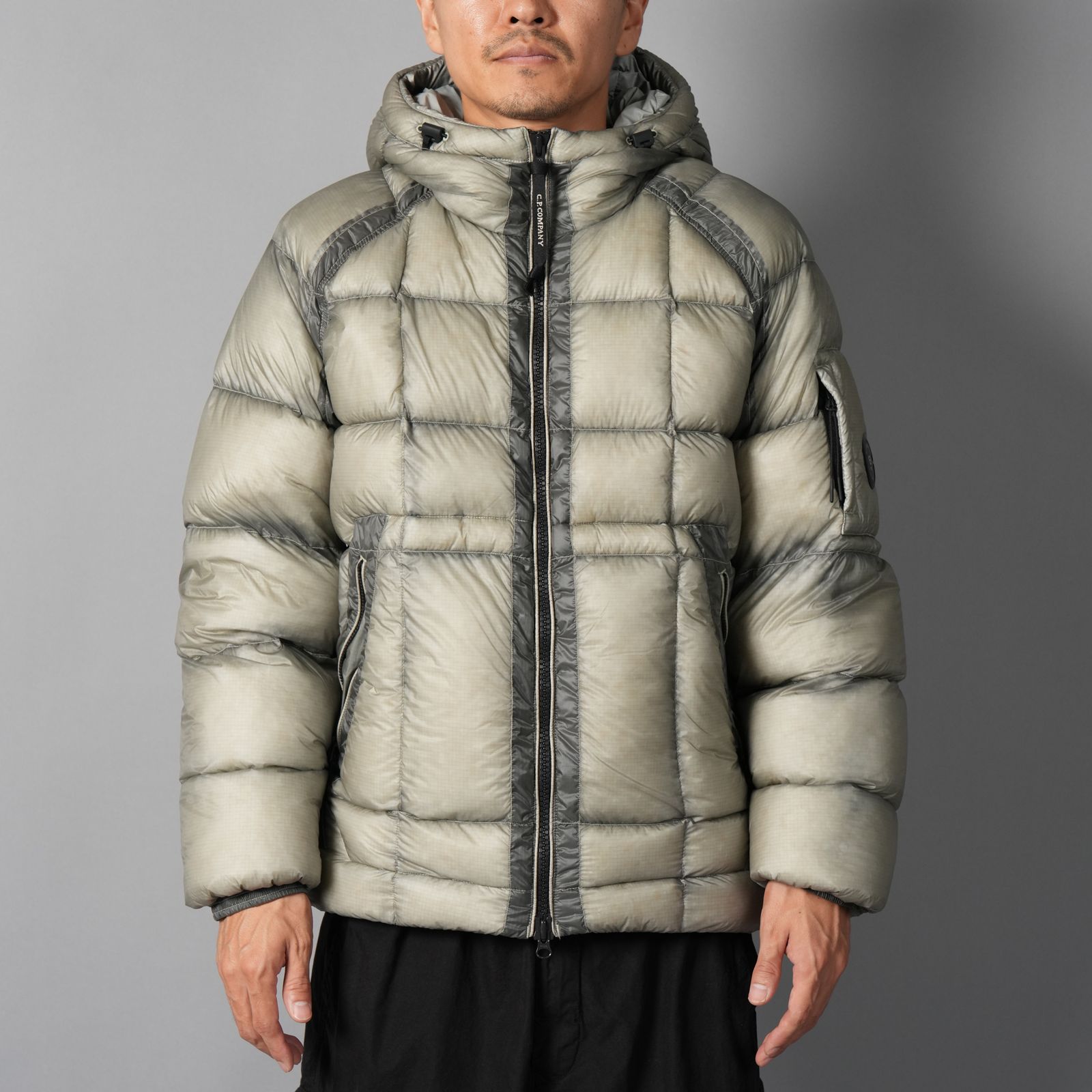 D.D. SHELL HOODED DOWN JACKET / フーデッド ダウンジャケット (フリントグレー)