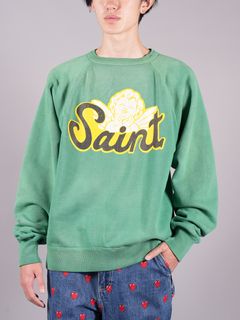 ラスト1点 / SM-A22-0000-021 / CRW SWT / SAINT ANGEL /GREEN / クルーネック スウェット  (グリーン)