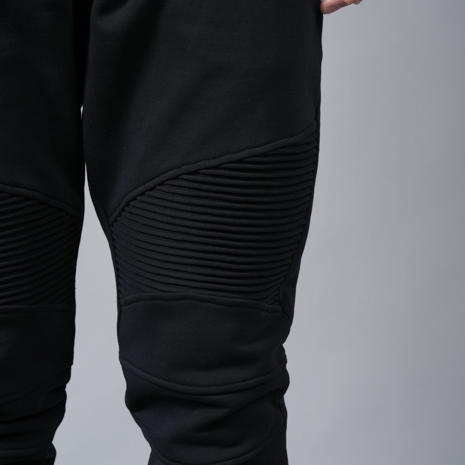 BALMAIN - 【ラスト1点】RIBBED BALMAIN FLOCK SWEATPANTS