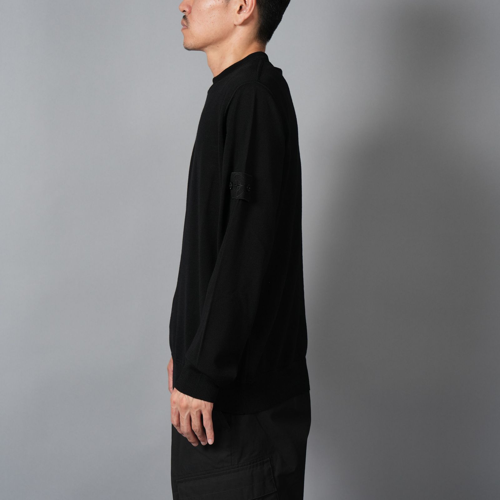 5100074 / KNIT SWEATER / ニットセーター (ブラック)