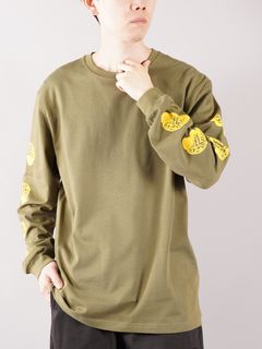 BRAIN L/S TEE / ブレイン ロングスリーブ Tシャツ (グリーン)
