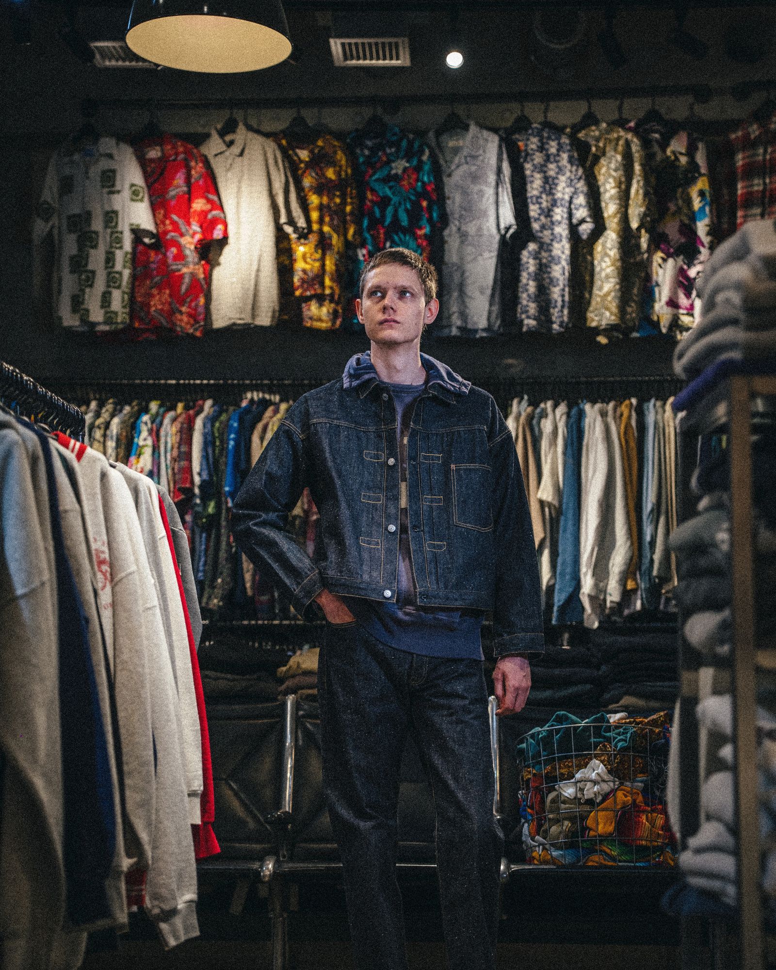 【コラボ】SM-MK1-0000-C23 / SM-MK8-0000-C45 / BBJ_DENIM JACKET / REGID / BLUE / ベルベルジン デニムジャケット (リジッド)(ブルー)