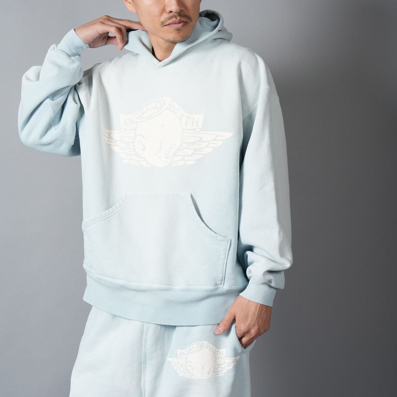 【ラスト1点】SM-MK8-0000-059 / HOODIE / BABY MICHAEL / SKY BLUE / パーカー・フーディー (スカイブルー)