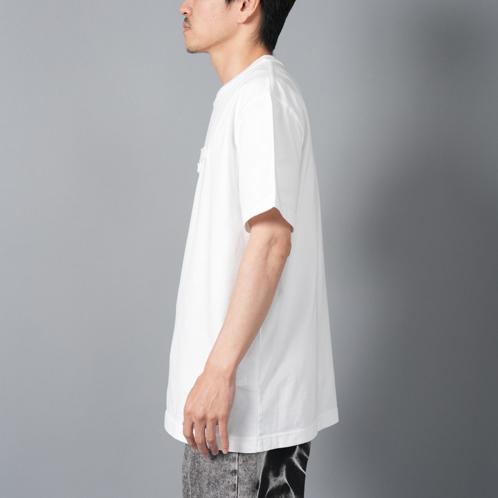 alexander wang - DISTRESSED LOGO SHORT SLEEVE TEE / コットン