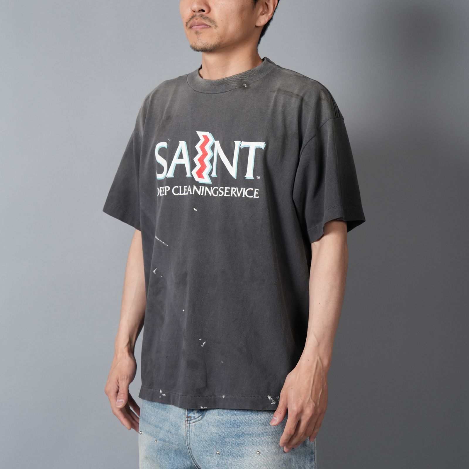 SM-MK8-0000-005 / SS T-SHIRT / SAINT / BLACK / Tシャツ (ブラック)