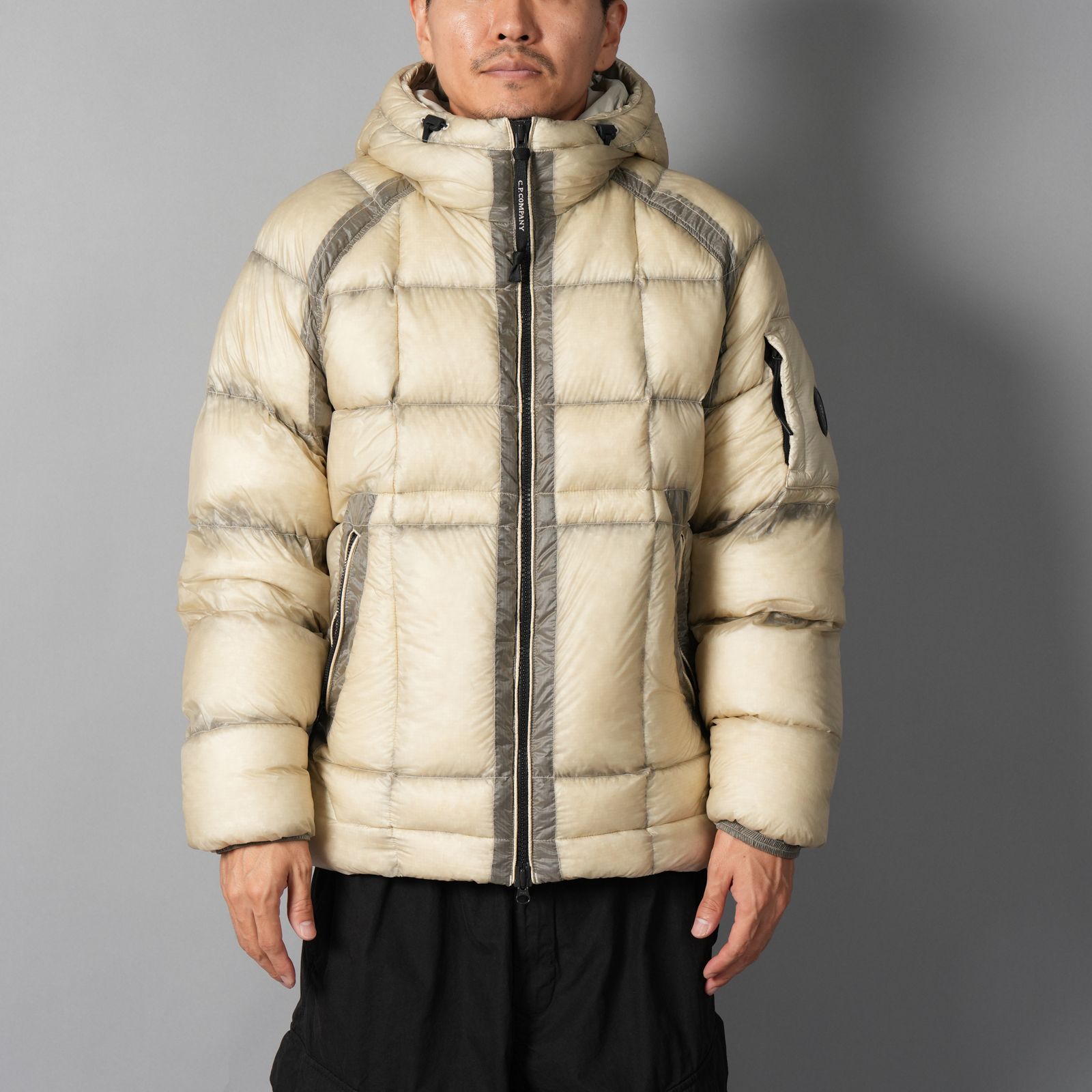 【残りわずか】D.D. SHELL HOODED DOWN JACKET / フーデッド ダウンジャケット (シルバーバーチ)