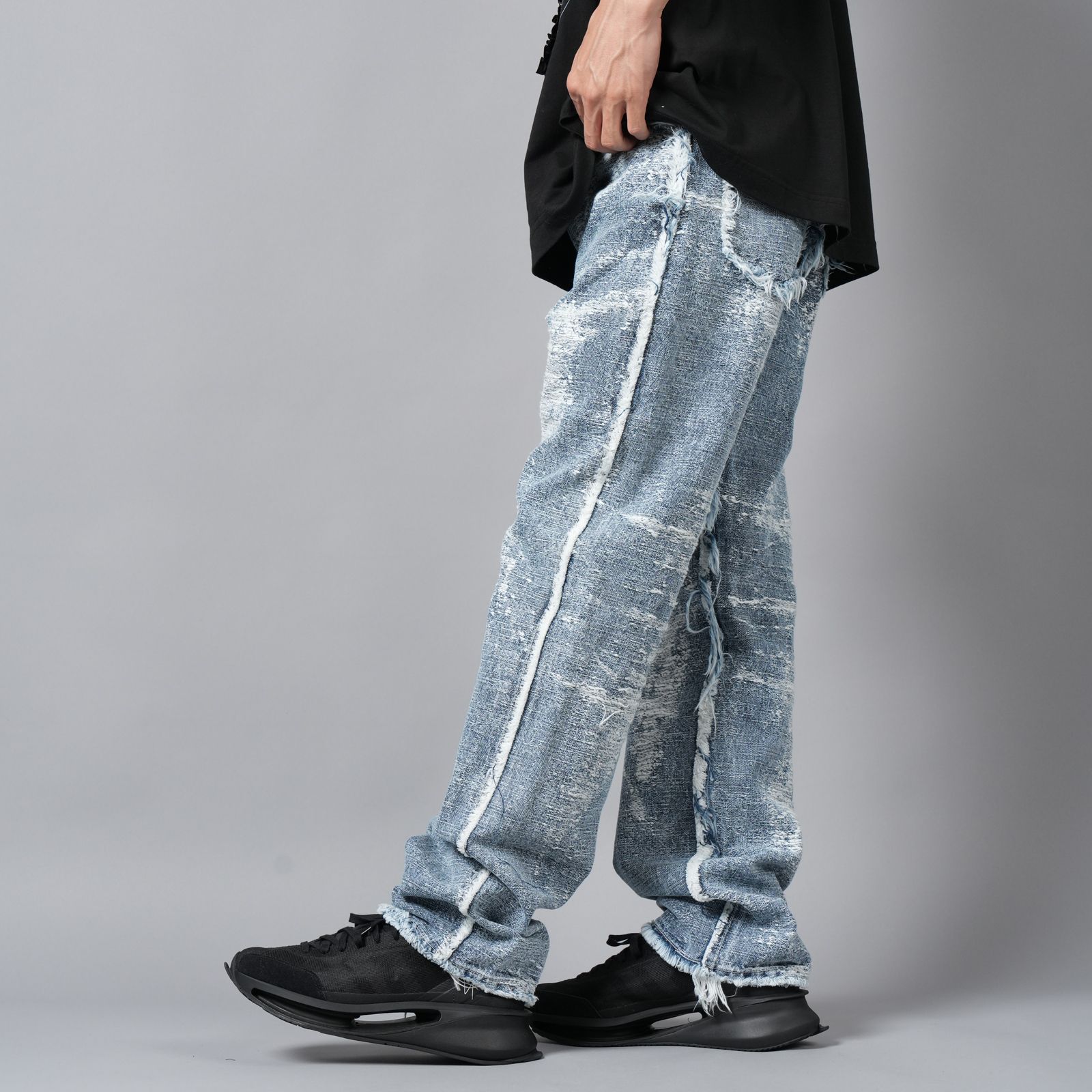 【ラスト1点】STRAIGHT DENIM PANTS / ストレート デニムパンツ (インディゴケミカル)