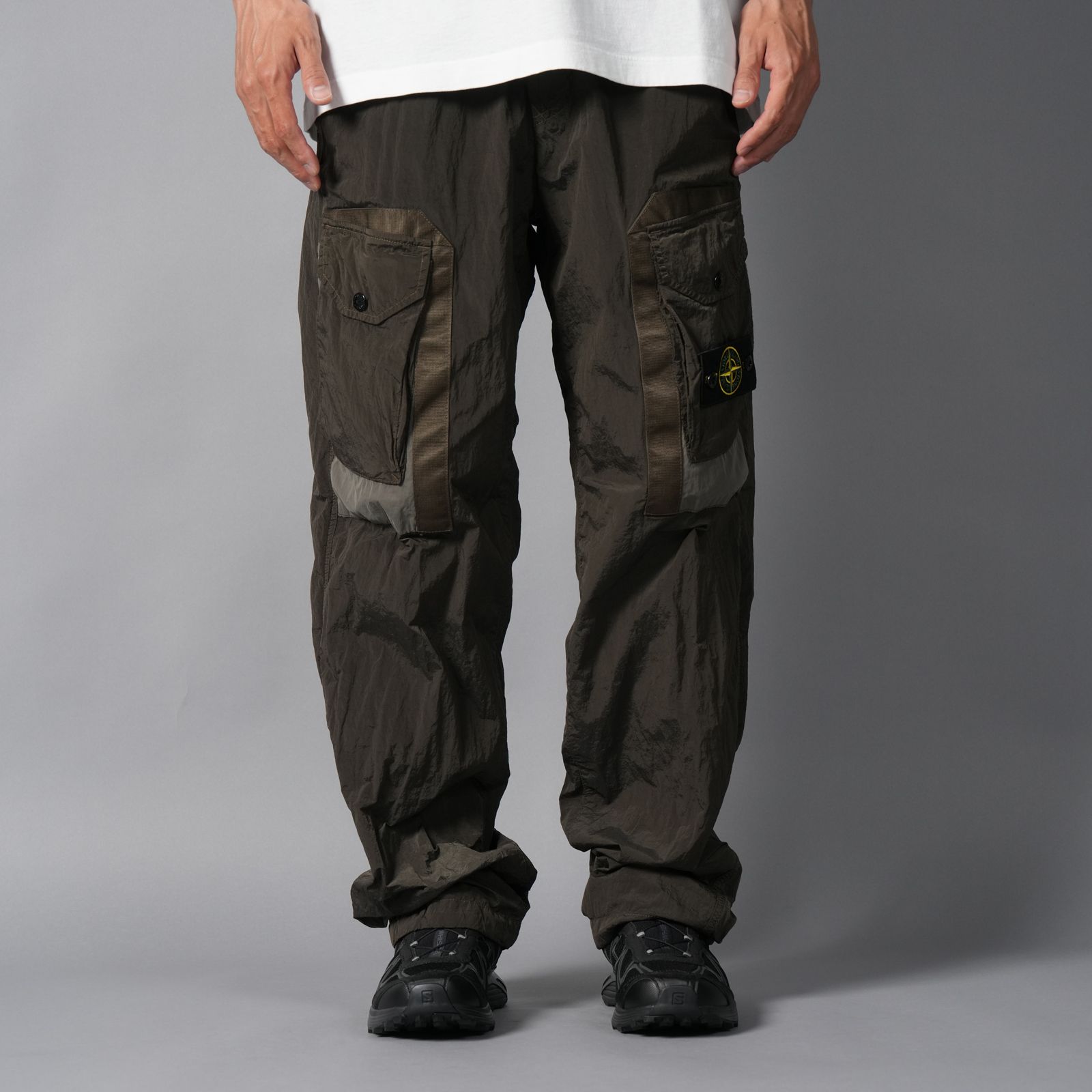 3100010 / CARGO PANTS 【NYLON METAL】【LOOSE FIT】 (コールグレー)