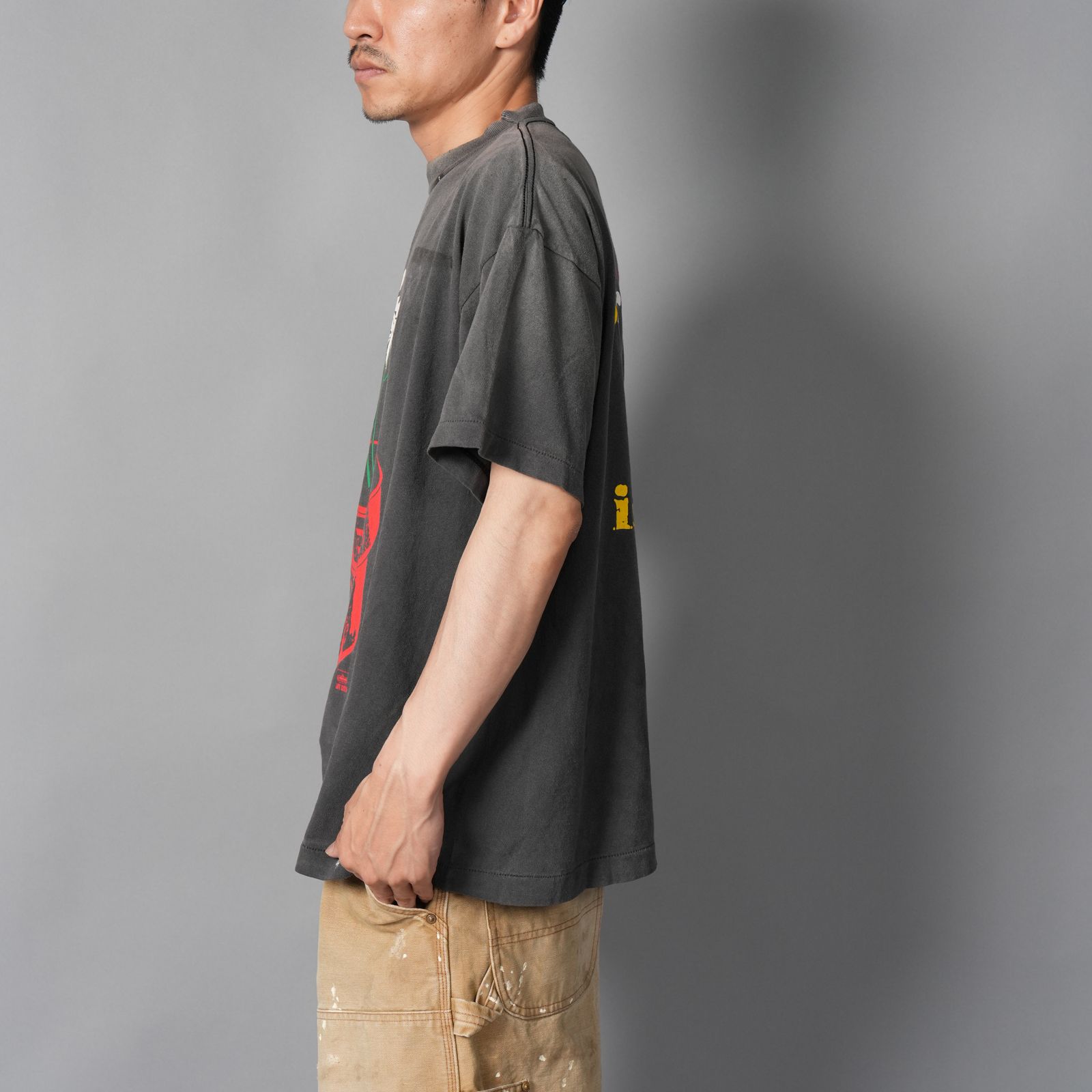 【ラスト1点】【コラボ】SM-HR1-0000-C18 / DLS_SS TEE / DE LA SOUL / BLACK / Tシャツ (ブラック)