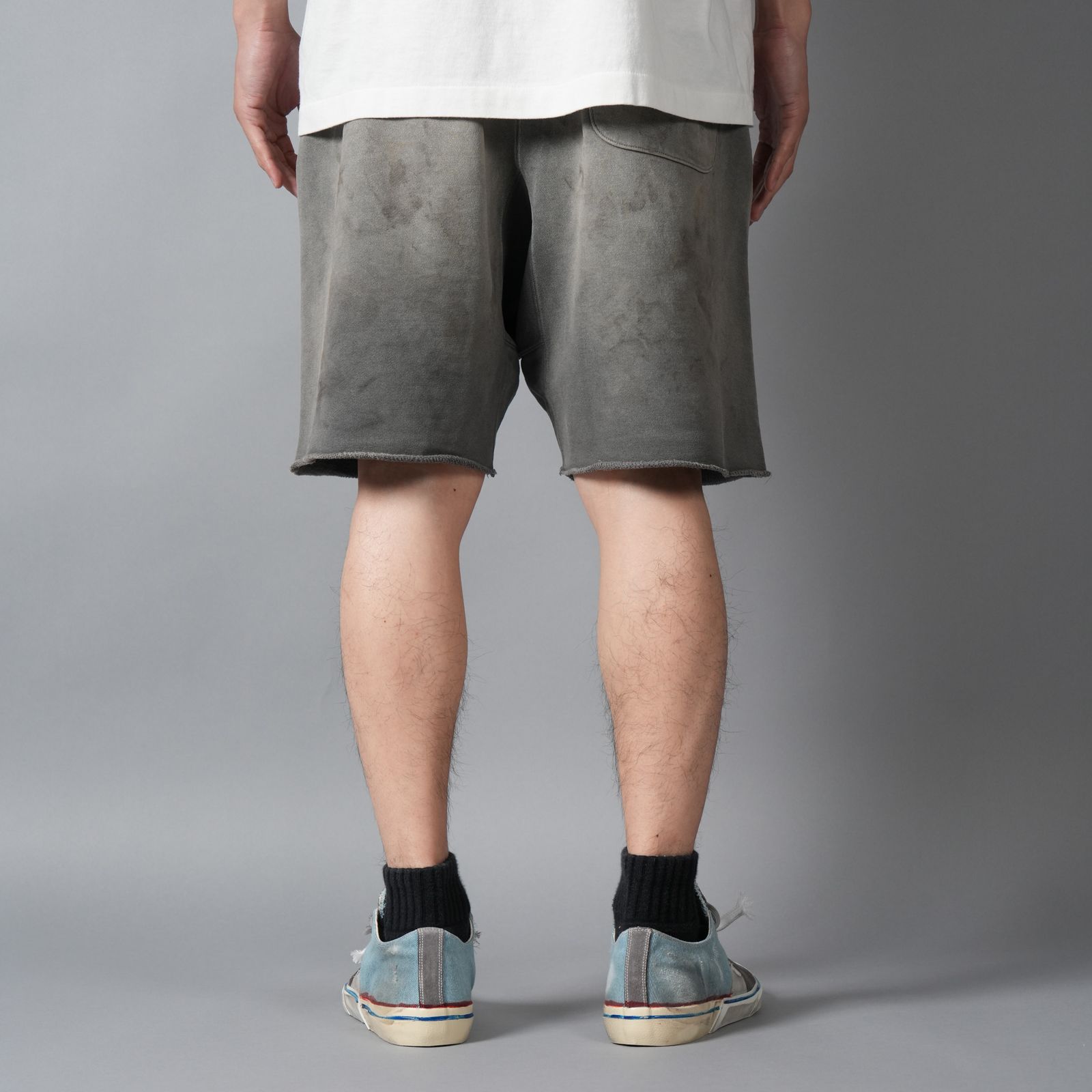 【残りわずか】SM-MK8-0000-069 / SWEAT SHORTS / SAINT / CHARCOAL / スウェットショーツ  (チャコール)