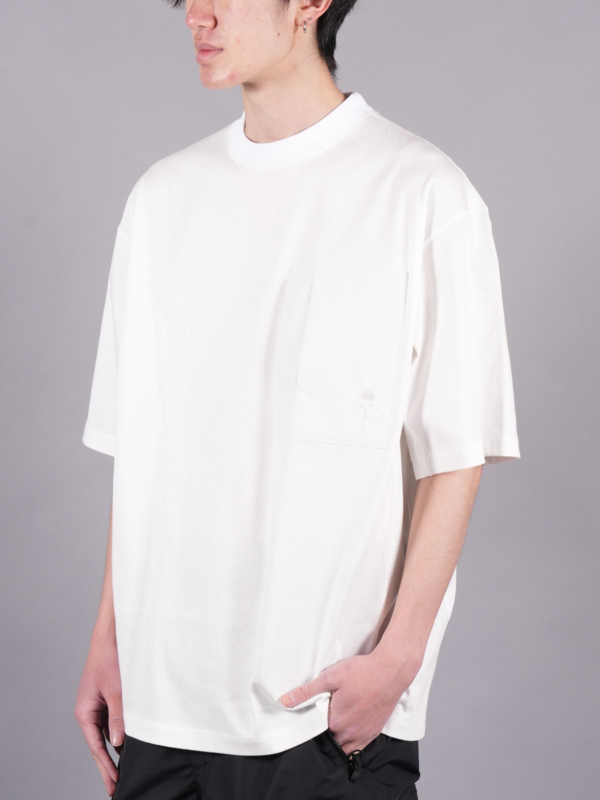 【ラスト1点】 COTTON PLATING SHORT T SHIRTS / Tシャツ (ホワイト)