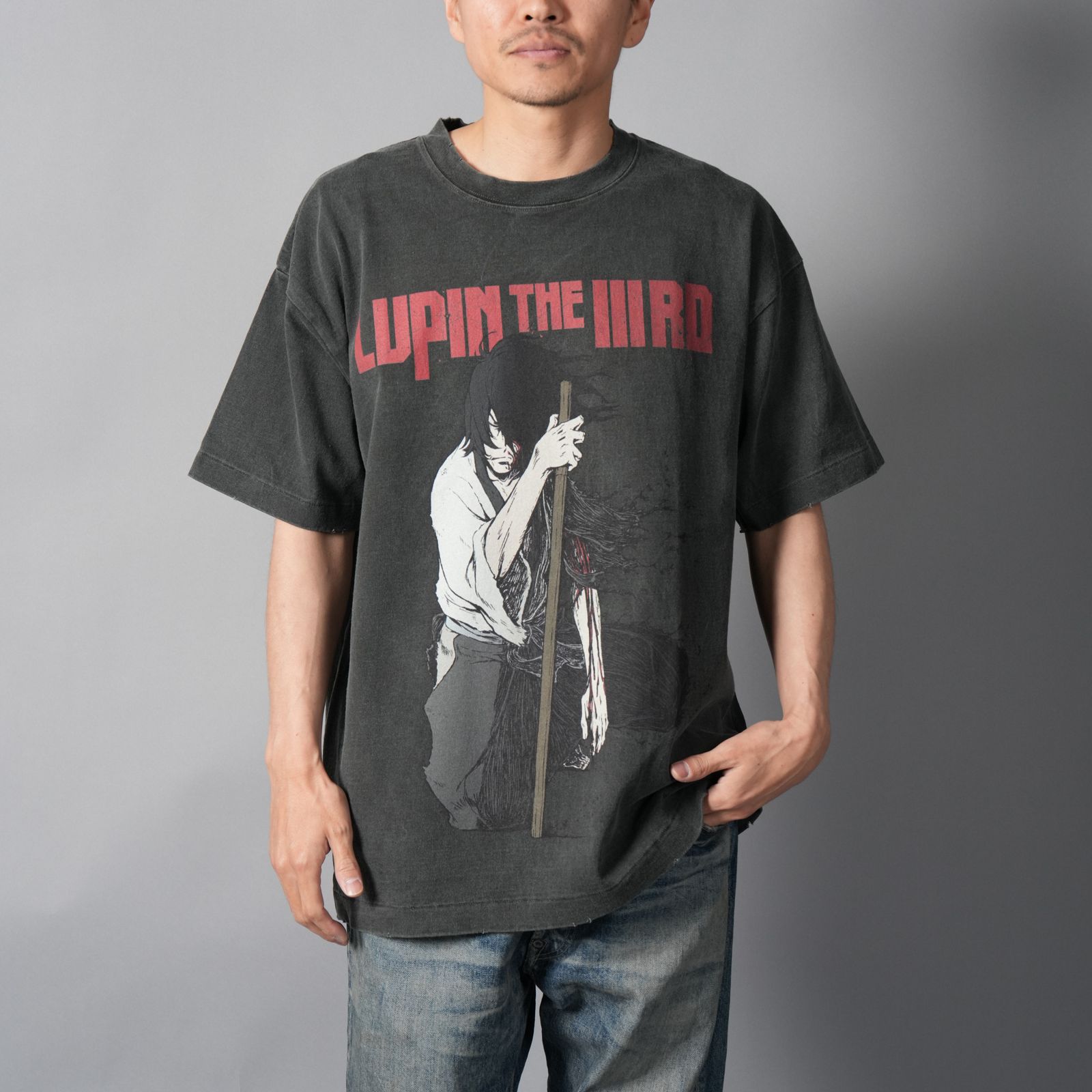 [LUPIN THE IIIRD]  S/S T-Shirt  (GOEMON)  / Tシャツ (ブラック)