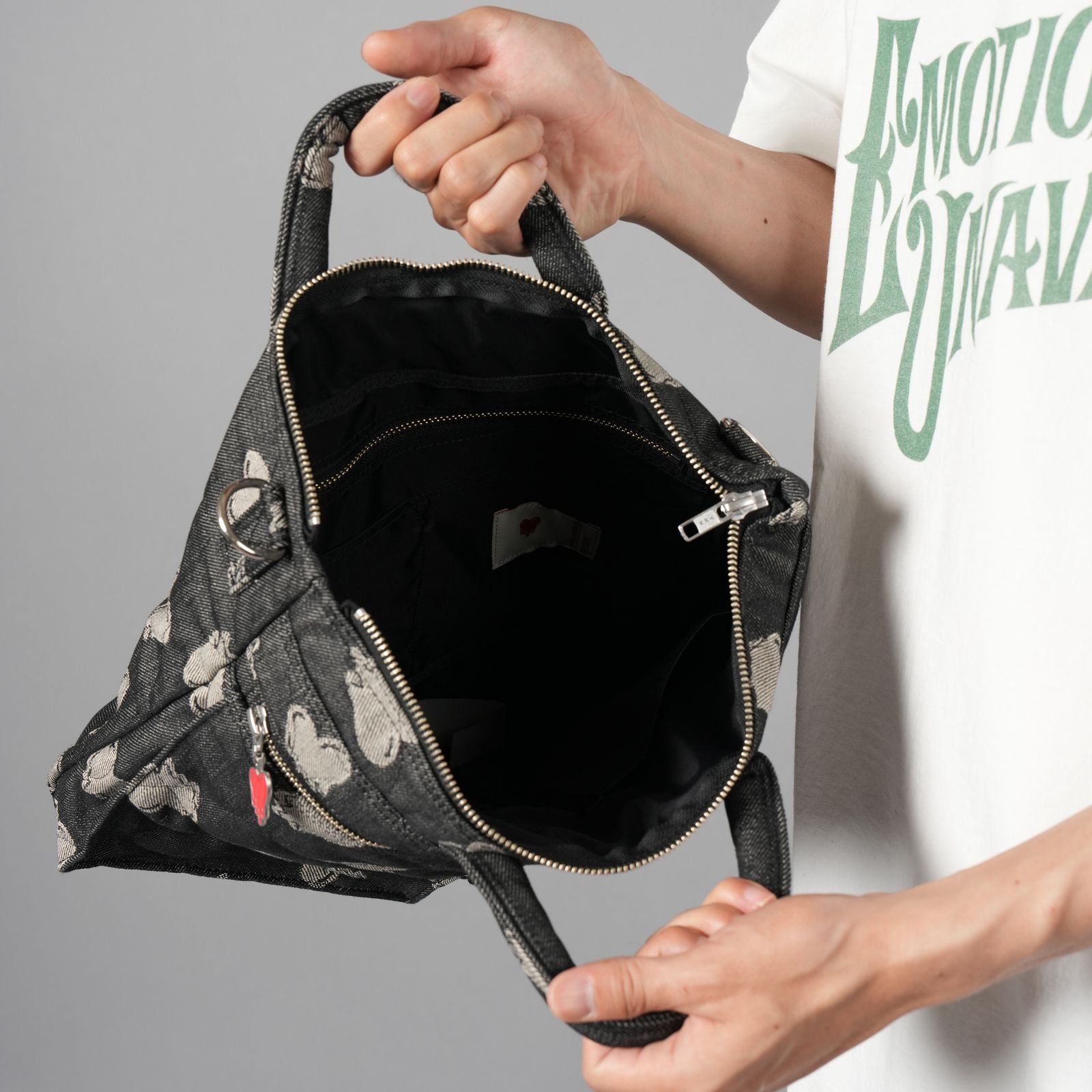 EU-MK1-0000-068 / EU HEART HELMET BAG  / ヘルメットバック (ブラック)
