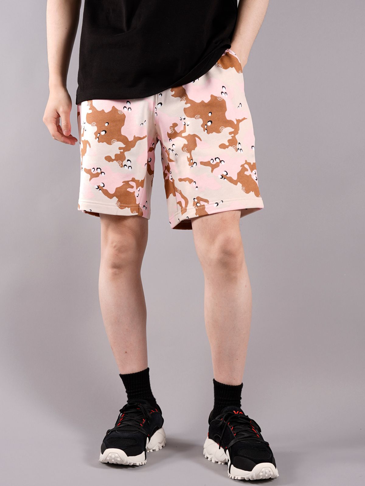 【ラスト1点】ICE CAMO SWEAT SHORTS / アイス カモ スウェットショーツ (ピンク)