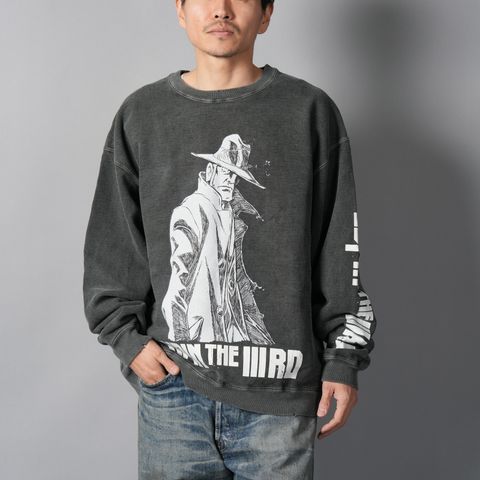 【残りわずか】[LUPIN THE IIIRD]  Sweat  (ZENIGATA/LUPIN) / スウェット・トレーナー (ブラック)