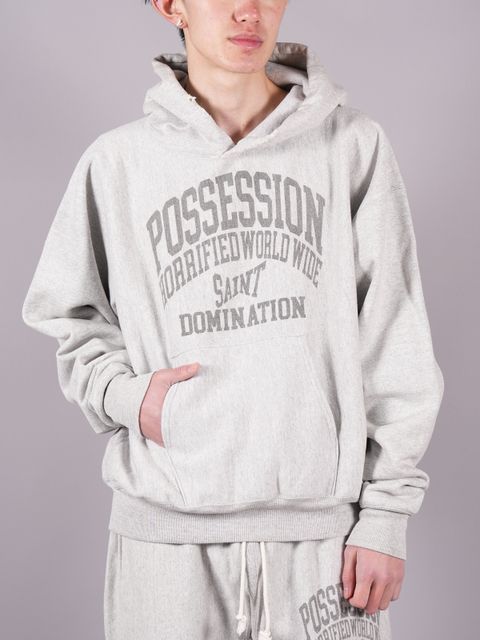 【ラスト1点】 SM-A22-0000-024 / HOODIE / POSSESION / GREY / プルオーバフーディー  / パーカー  (グレー)