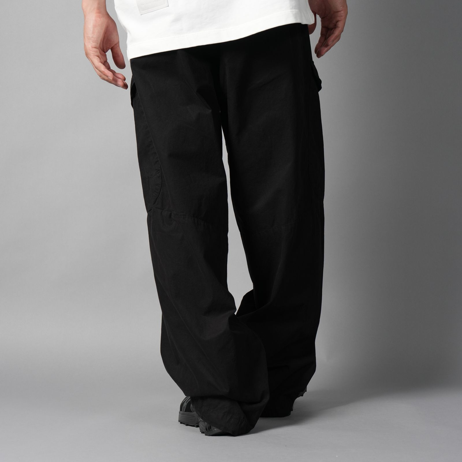 MICROREPS BOXY LENS CARGO PANTS / カーゴパンツ (ブラック)