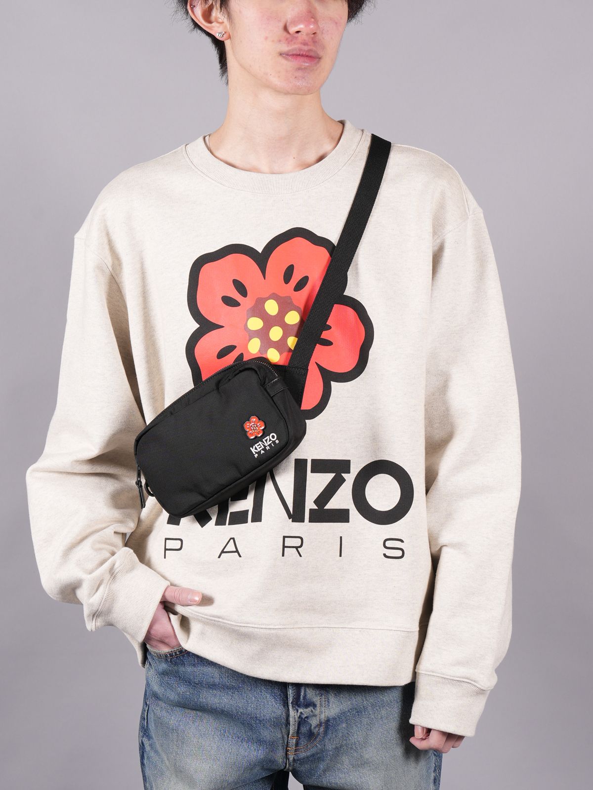 KENZO - 【ラスト1点】 Kenzo Crest Boke Flower Crossbody / ボディ