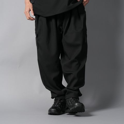 【GHOST】WOVEN WATER-REPELLENT TWO TUCK NINJA PANTS / ニンジャパンツ(ブラック)