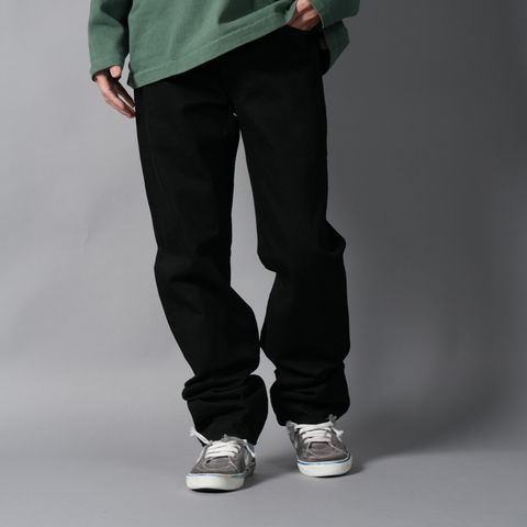 SM-MK8-0000-077 / BLACK DENIM PANTS / STRAIGHT/ デニムパンツ (ブラック)