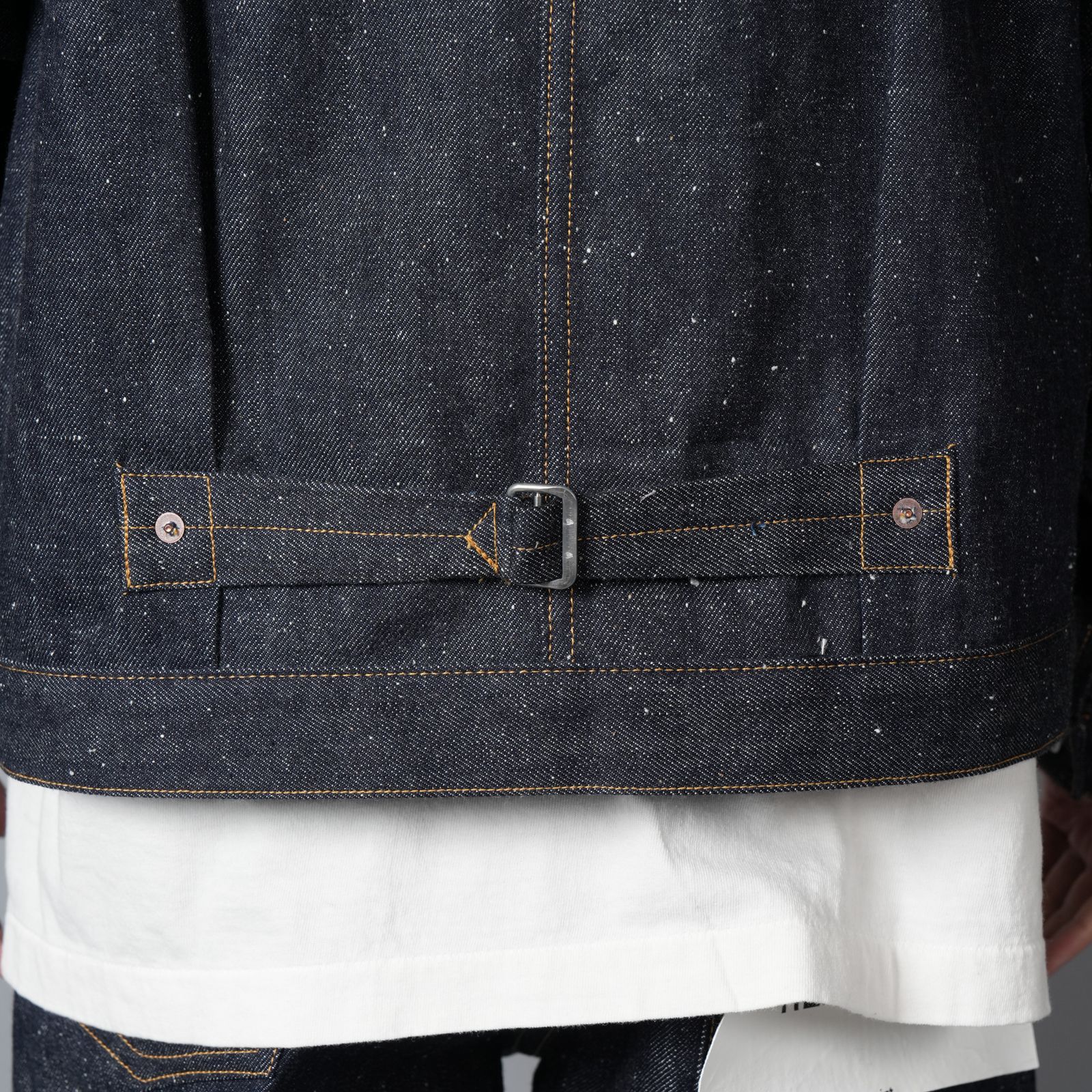 【残りわずか】【コラボ】SM-MK8-0000-C45 / BBJ_DENIM JACKET / REGID / BLUE / ベルベルジン デニムジャケット (リジッド)(ブルー)