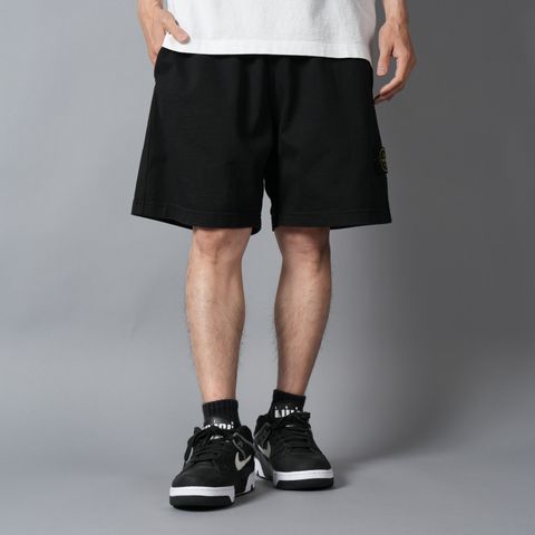6200009 / BRUSHED ORGANIC COTTON FLEECE / スウェットショーツ(ブラック)