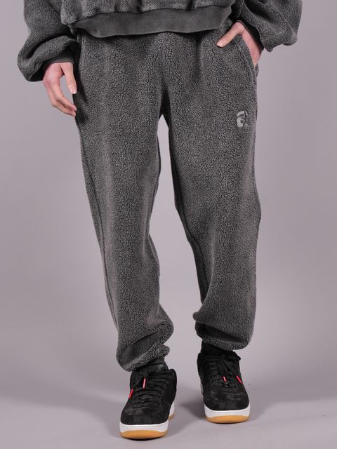 CLASSIC SWEATPANT WITH SPORTY LOGO / スウェットパンツ 【パイル素材】【ユニセックス】 (チャコール)