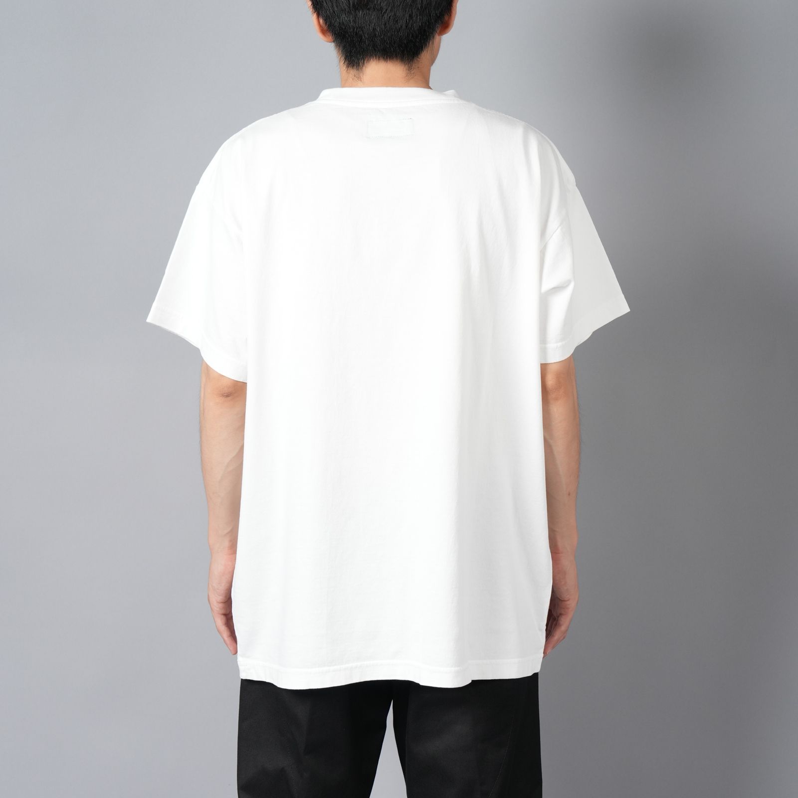 【残りわずか】PRINTED TEE SHIRTS "FLAME" / Tシャツ (ホワイト)