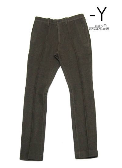 TWEED LIKE TROUSER - ツィードライクトラウザー (カーキ)
