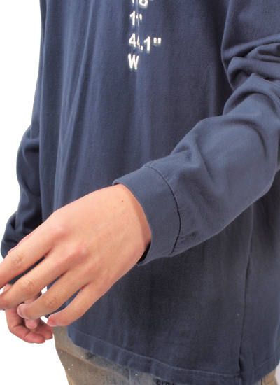 COORDINATE LONGSLEEVE T-SHIRT - カットソー (ネイビー)