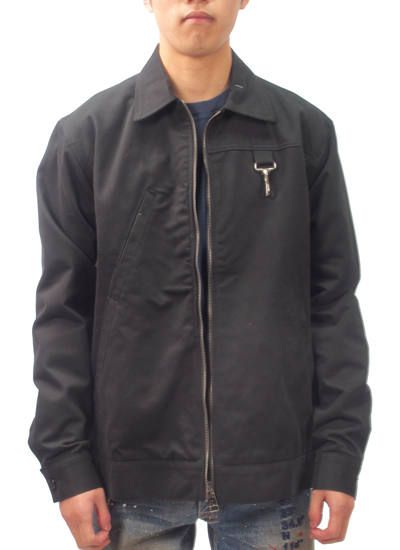 PATCHES WORK JACKET - ワークジャケット (ブラック)