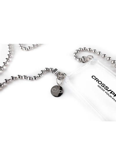 CROSSPHONE BALL CHAIN SILVER - フォンアクセサリー (シルバー)