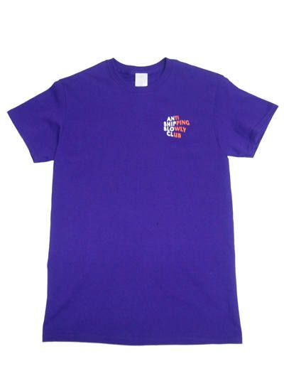 ANTI SHIPPING SLOWLY CLUB - Tシャツ (パープル)