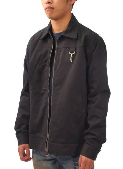 PATCHES WORK JACKET - ワークジャケット (ブラック)