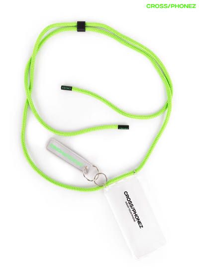 CROSSPHONE NEON GREEN ROPE - フォンアクセサリー (ネオングリーン)