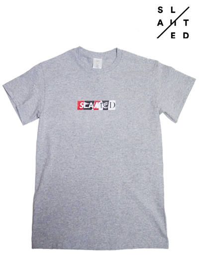 BOX LOGO T-SHIRTS - Tシャツ (グレー)