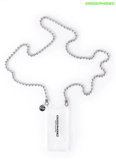 CROSSPHONE BALL CHAIN SILVER - フォンアクセサリー (シルバー)